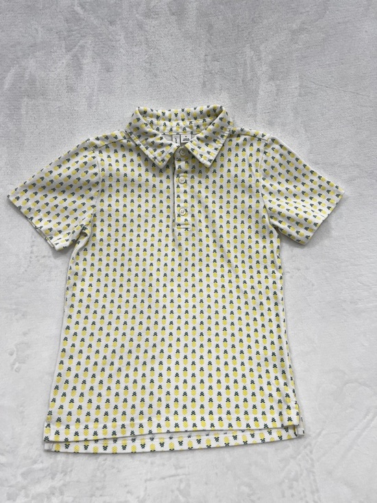 Janie and Jack Other - Janie And Jack Pineapple Print Polo Cotton Short Sleeve Boy Kids Size 5 Multi